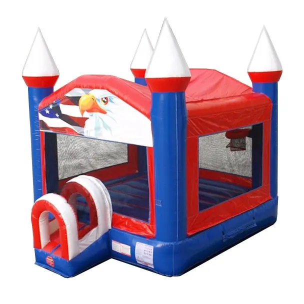 Red, White, and Blue Castle Bounce